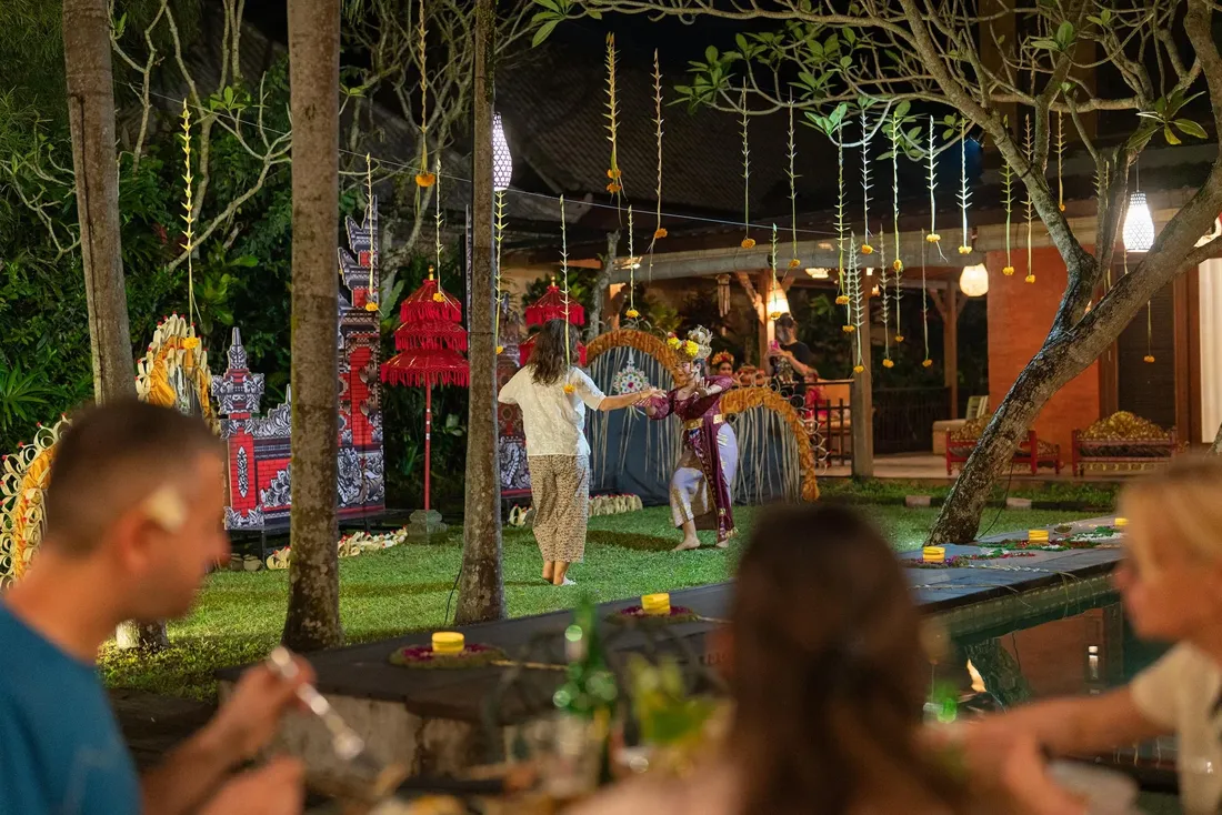 Kemangi Ubud Resto at Adiwana Svarga Loka in Ubud