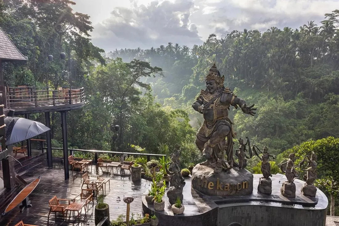 Kepitu Restaurant by The Kayon Valley Resort in Ubud