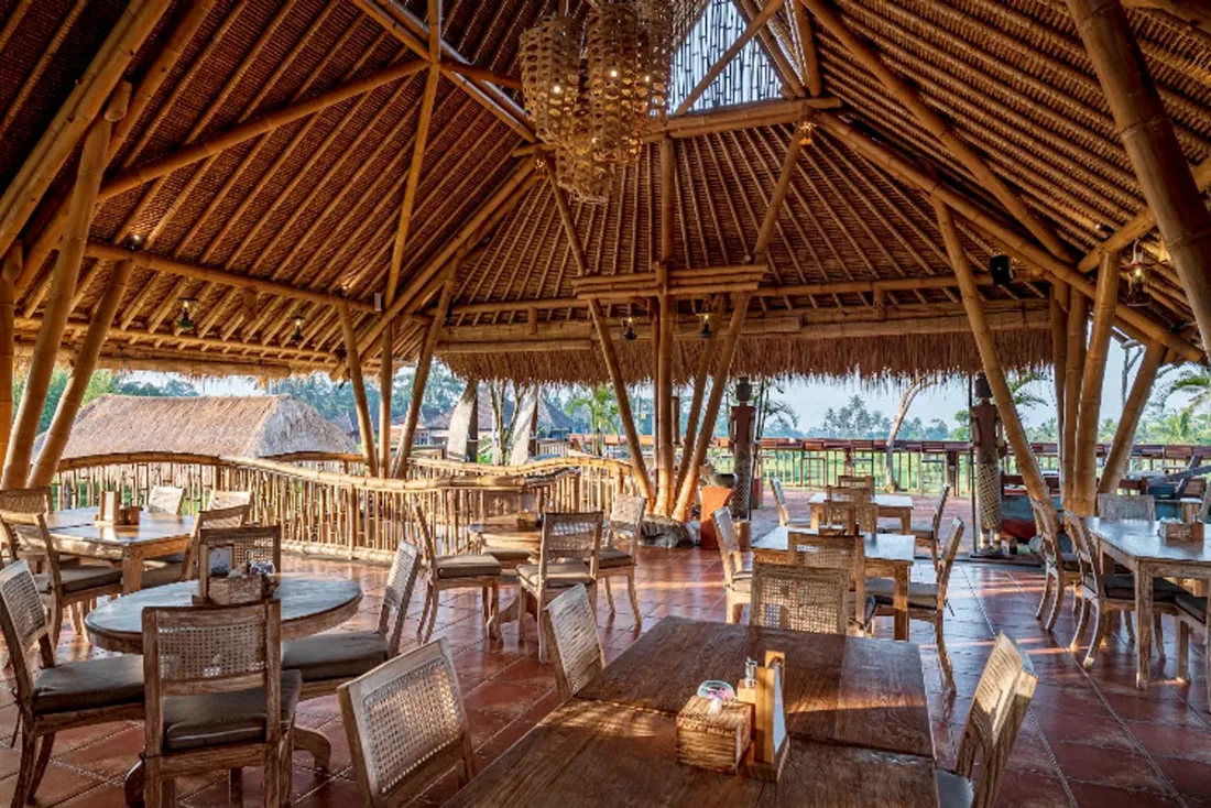 Kunang-Kunang Restaurant at The Sun of Granary Resort and Villas in Ubud