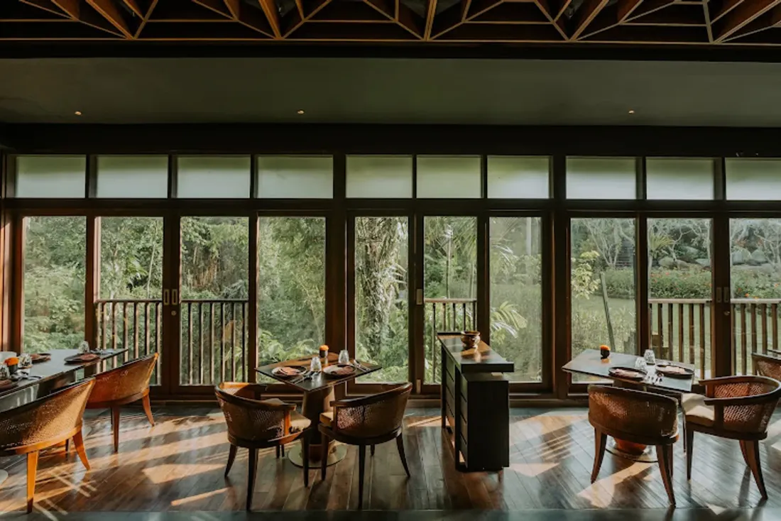 Lumbung Restaurant at Visesa Ubud Resort in Ubud