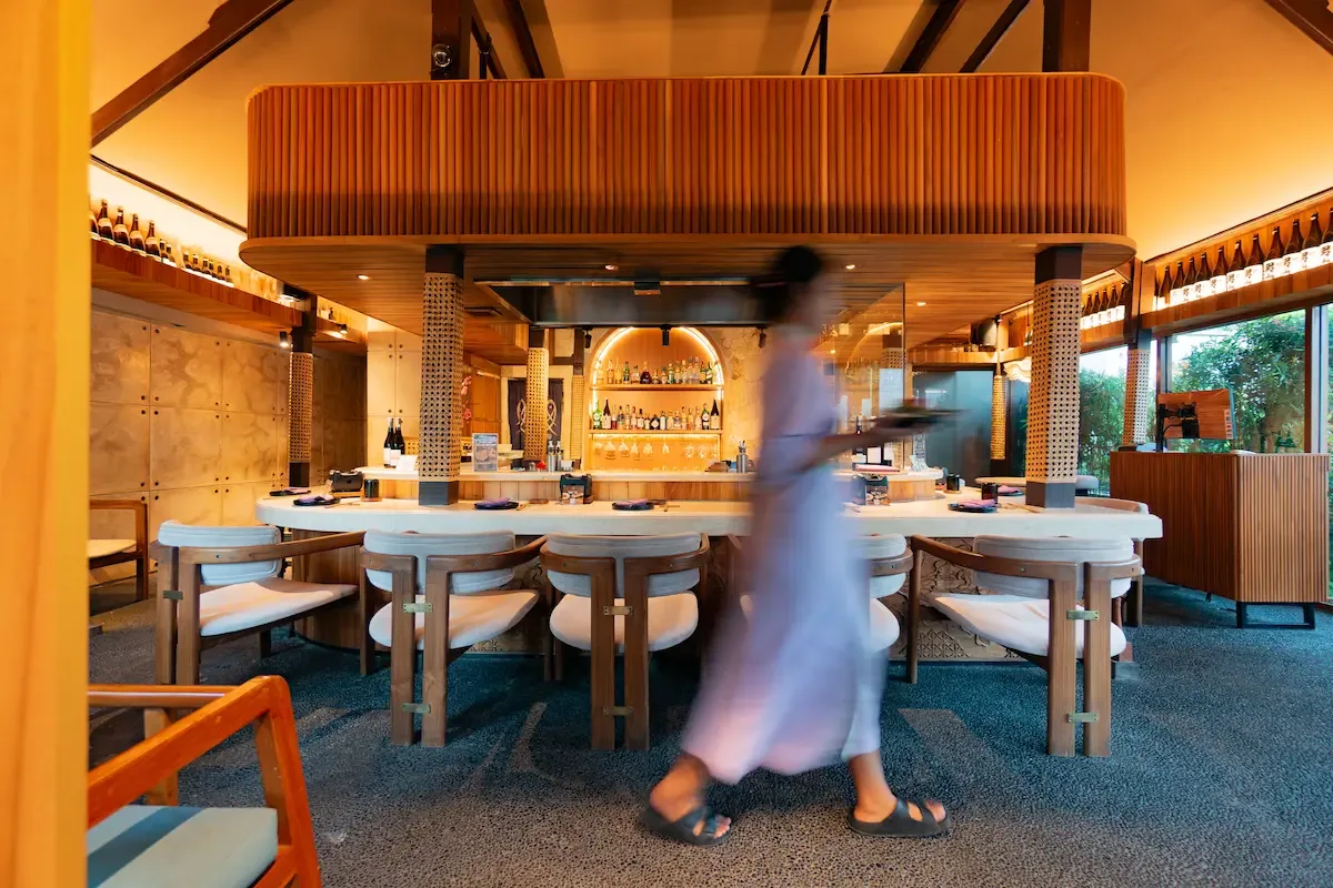 Japanese dining room at Shichirin Ubud